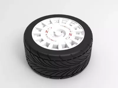 OZ Racing wheel storage box 3D print model