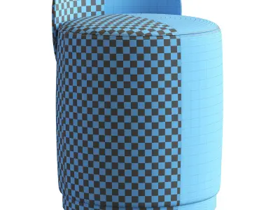 Pouf Andrew Martin 3D model