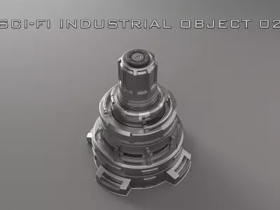 Sci-Fi Industrial Object 02 3D model