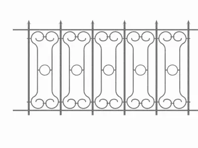 Wrought Iron 2 3D model