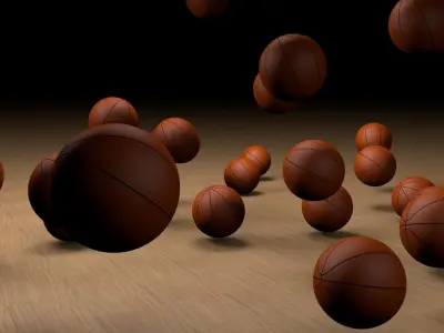 Basketball ball Free 3D model 2
