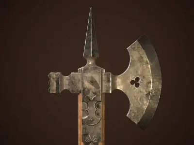 Medieval weapons set01 3D Model Collection