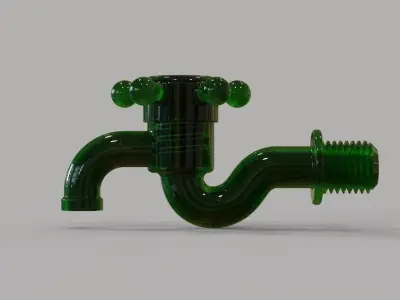 Water Tap 3D print model