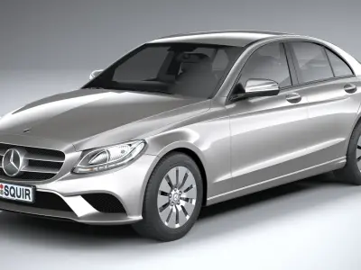 Mercedes-Benz C-class basic 2020 3D model