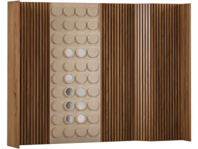 Decor pattern of squares 3D model