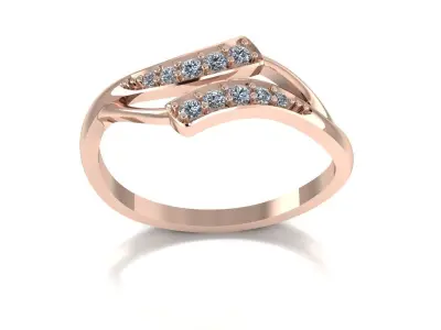 Women Ring 3D print model 21
