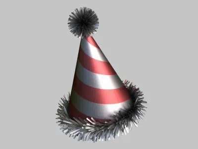 Party hat 3D model