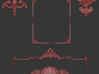 Trim Ornament 77 3D model