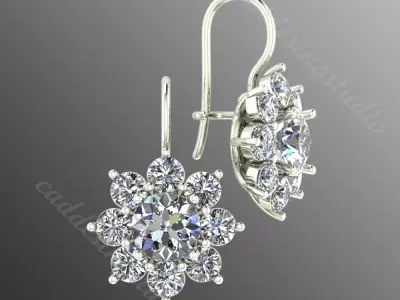 Earrings pl 15  3D print model