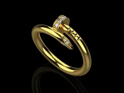 Ring Nail  158 3D print model