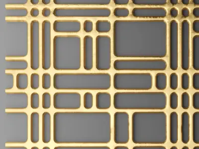 Panel lattice 7 3D model