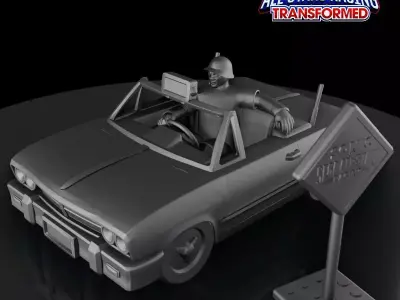 JOE - CRAZY TAXI - SONIC and ALL-STARS RACING TRANSFORMED 3D print model