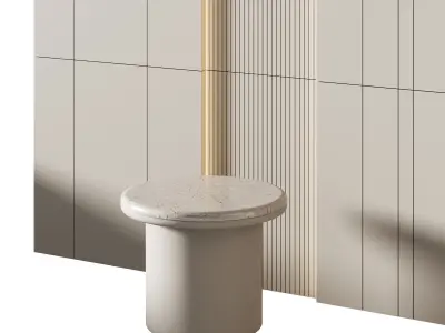Decorative V51 Wall Panels 3D model