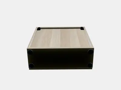 BESTA Shelf unit with glass door 16 3D model