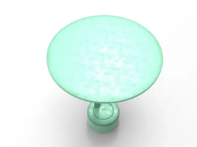 Okio Side Table Low-poly 3D model