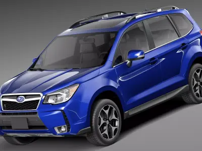Subaru - Forester 2014 3D model