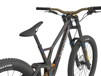 Mountain Bike Specialized Demo 2025 Low-poly 3D model