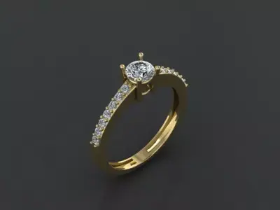 Rings 3D print model 19