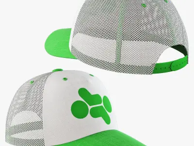 decorative set white 3D model