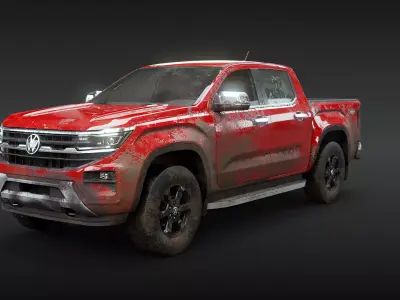 VW Amarok 2024 Style Dirt 3D model