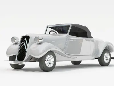 Old Citroen C11 3D model