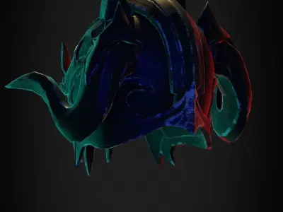 Final Fantasy 14 Chaos Helmet for Cosplay 3D print model