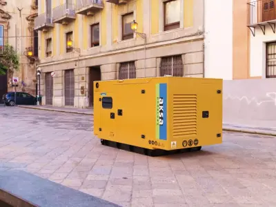 Jenerator power generator Low-poly 3D model