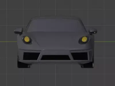 Porshe 911 3d Model 3D model