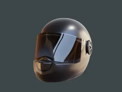  Flip up Full Face Motorcycle Helmet 3D model