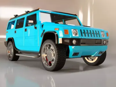 Hummer H2 3D Model 3D model