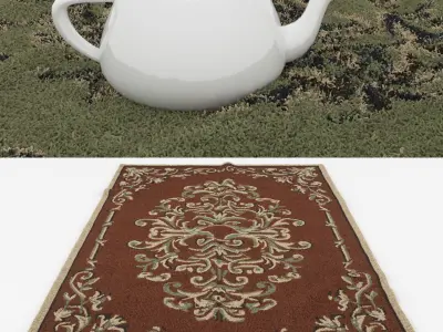 Rugs No 71 Low-poly 3D model