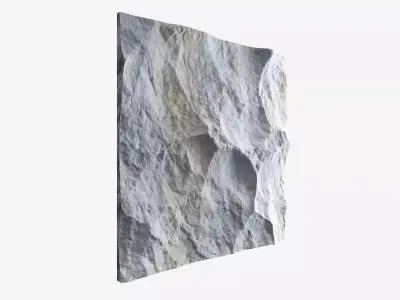 198-RockPanel piece of rock 3D model