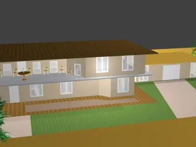 Modern House 3D model purchase