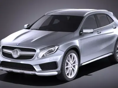 Mercedes-Benz GLA AMG 2015 VRAY 3D model