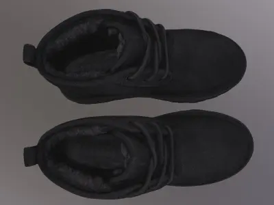 UGG WINTER SHOES PBR Low-poly 3D model