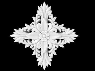 200 architectural ornament KITBASH  3D model