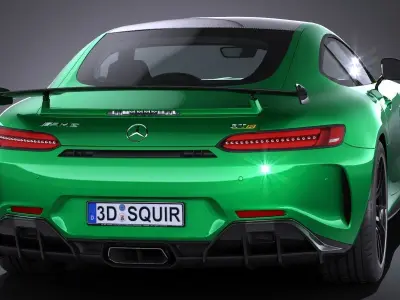 Mercedes AMG GT R 2017 3D model