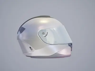 Racing Bike Helmet Free 3D model