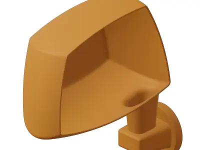 Plastic Truck Mirror Cover Toy 3D model