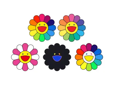 Takashi Murakami Flower toy 3D print model