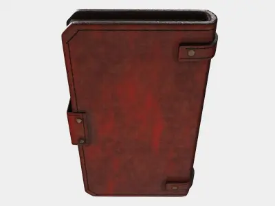 Steampunk Book Low-poly 3D model