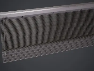 Venetian Blinds - PBR Texture Low-poly 3D model