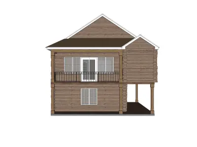 Log House 15 -Archimple LLC 3D model