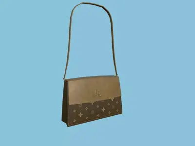 Luxury Female Bag - Character Fashion Design Low-poly 3D model