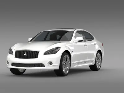 Mitsubishi Proudia BY51  3D model