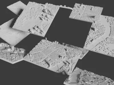 Tokyo Urban Diversity Printable  3D print model