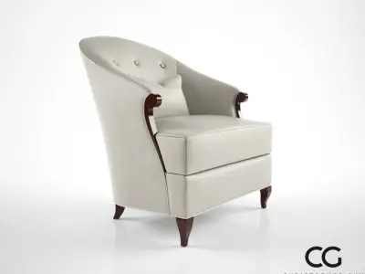 Christopher Guy Morzine armchair 3D model