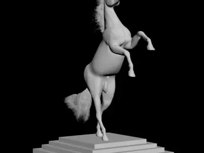  Print Ready Decoration Horse 3D model