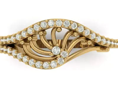 Engagement Ring Free 3D print model 6