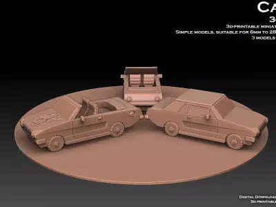 Cars 3 Pack 3D print model